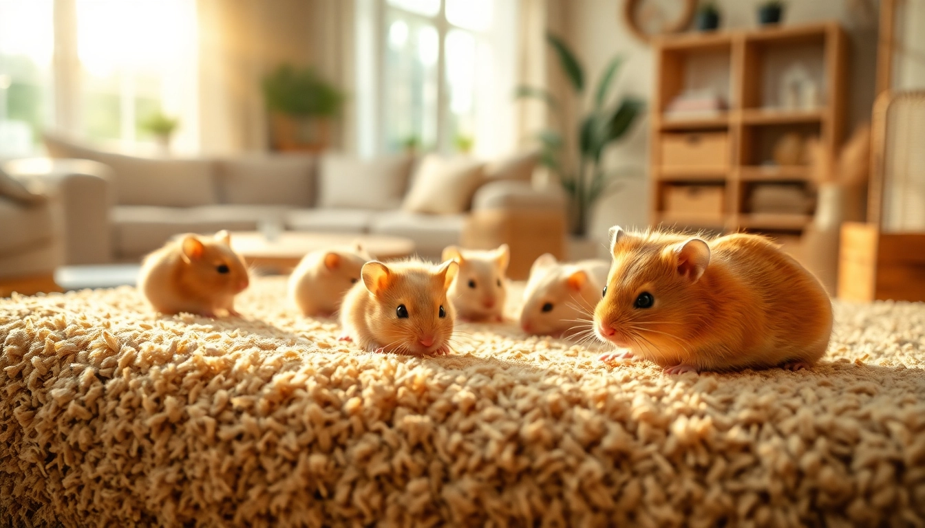 Nagermatte provides a cozy space for hamsters to relax and play