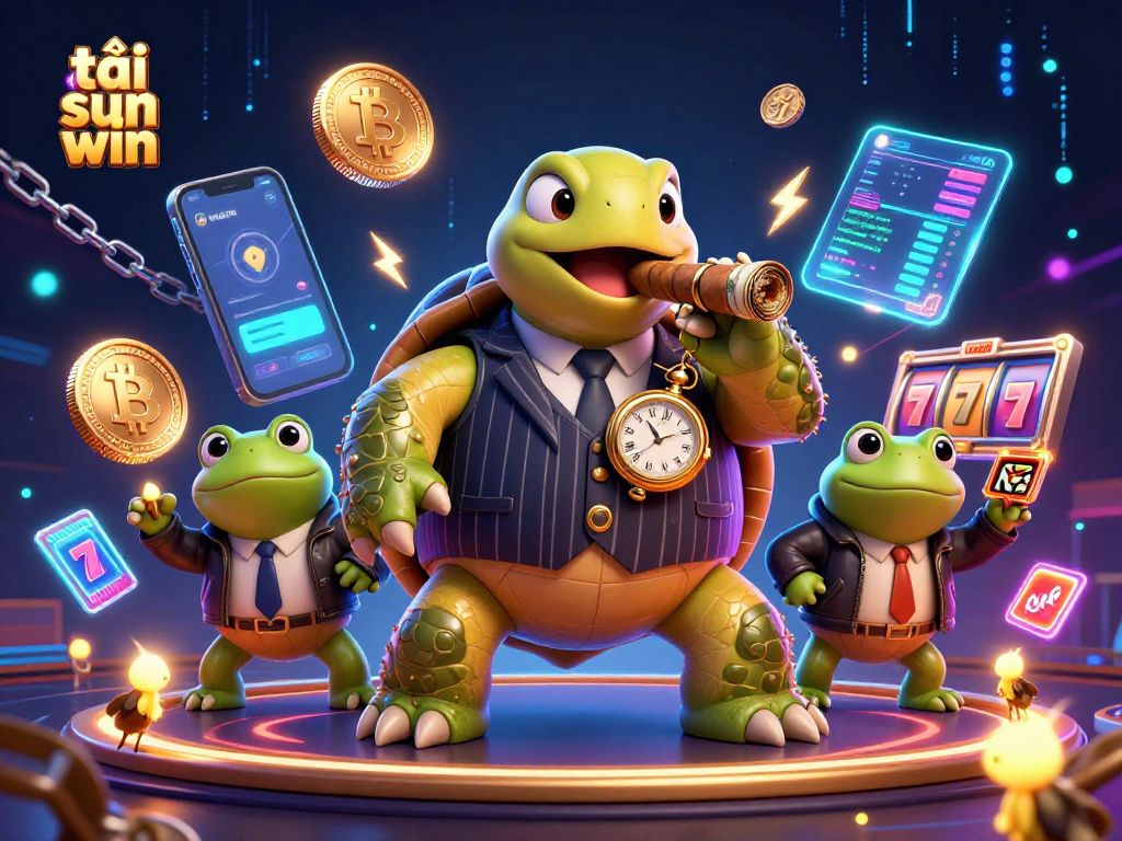 Engage with the thrill of tải sun win as the snapping turtle mobster lights up the blockchain casino scene.