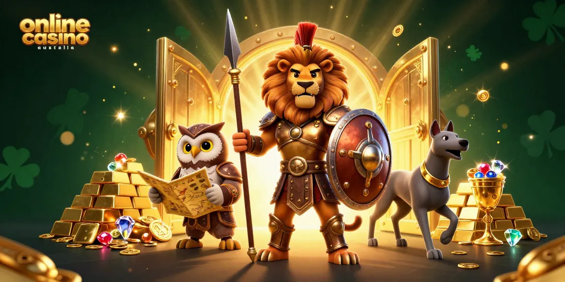 Spin the reels at online casino australia with thrilling 3D characters and exciting treasure