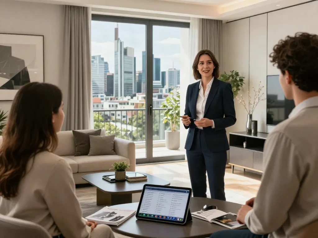 Bester Immobilienmakler Frankfurt präsentiert eine luxuriöse Immobilie, die Käufer anzieht.
