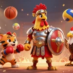 Experience exhilarating gameplay at zoccer casino with dynamic sports elements and characters in a vibrant colosseum arena.