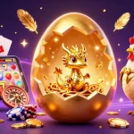 Experience sunwin's thrilling casino magic with a majestic golden dragon amid exciting games and riches.
